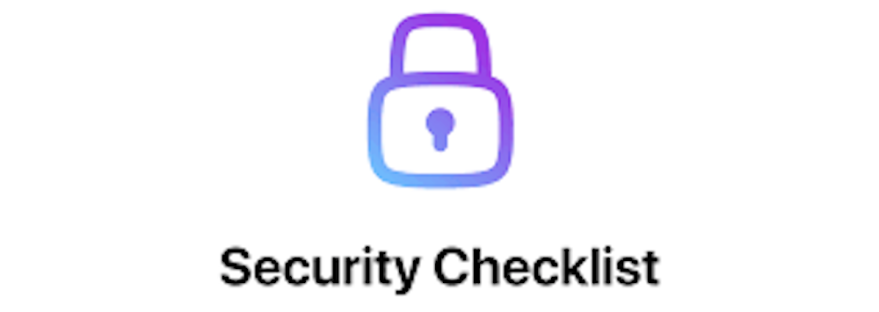 security checklist logo